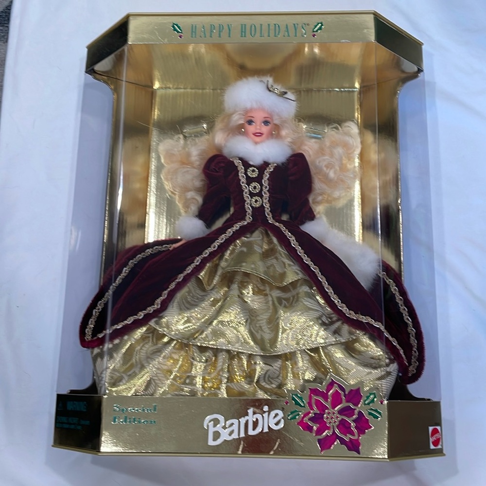 Mattel 15646 Christmas Barbie Happy Holidays 1996 Special Edition